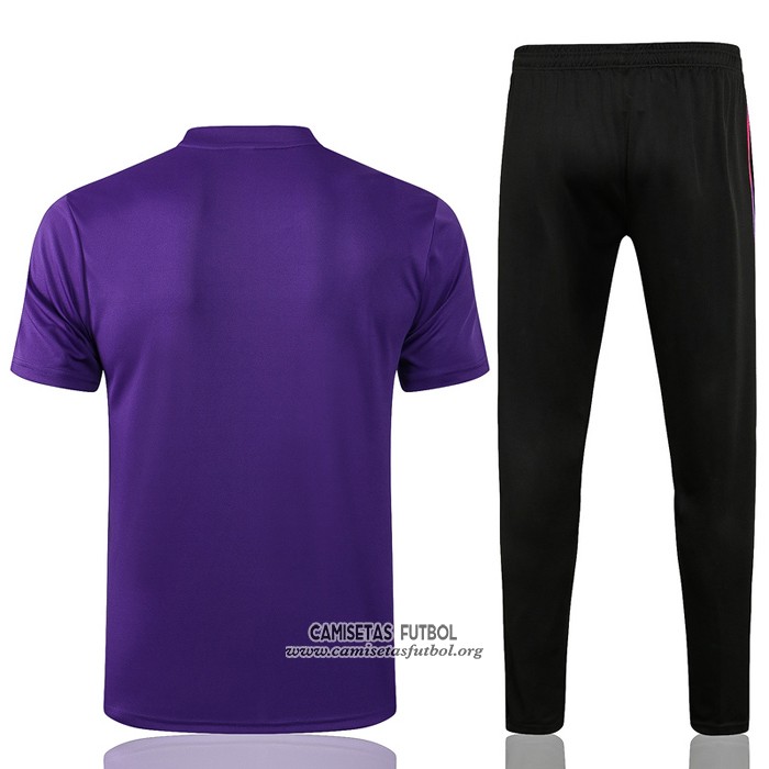 Chandal del Paris Saint-Germain Jordan Manga Corta 2021/2022 Purpura